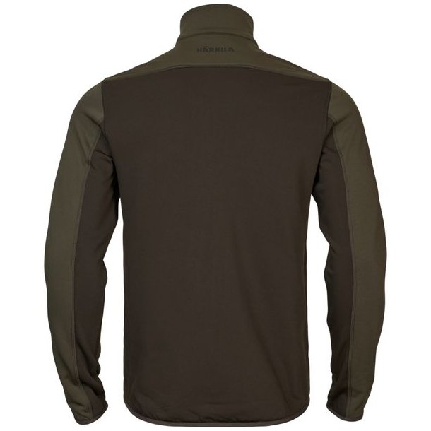 Hrkila Olaf Fleece Jakke Shadow Brown/Forest Night