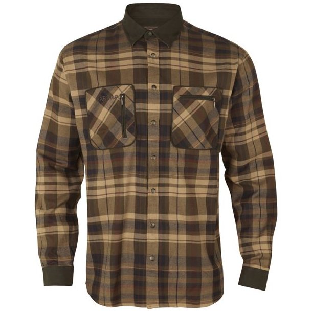 Hrkila Pajala Skjorte Beige Brown