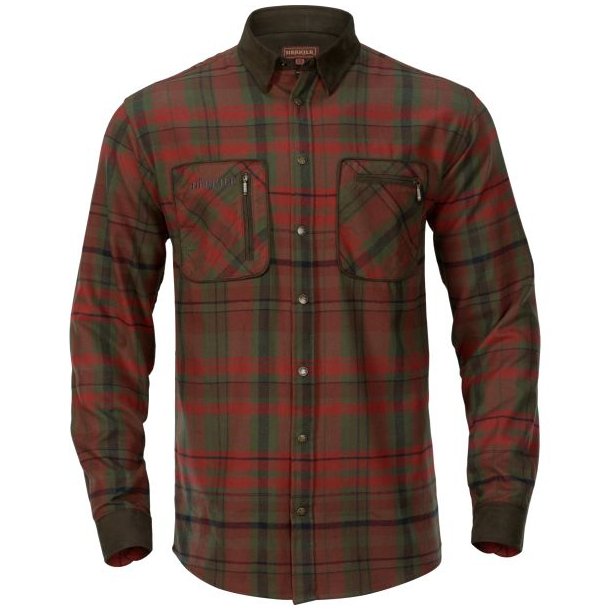 Hrkila Pajala skjorte Red autumn check