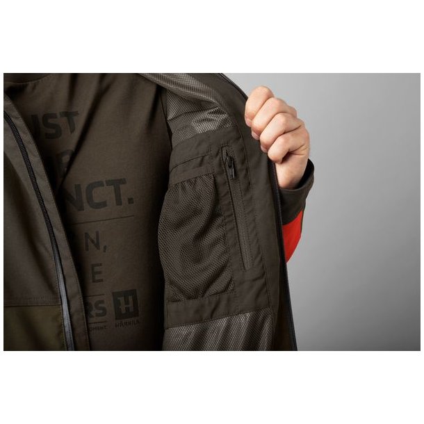 Hrkila Pro Hunter Dog Keeper GTX Jacket Willow Green/Orange