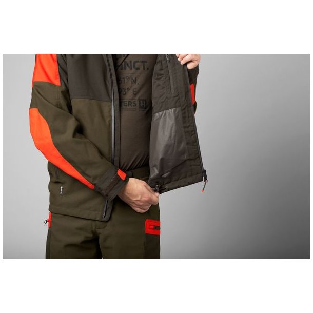 Hrkila Pro Hunter Dog Keeper GTX Jacket Willow Green/Orange