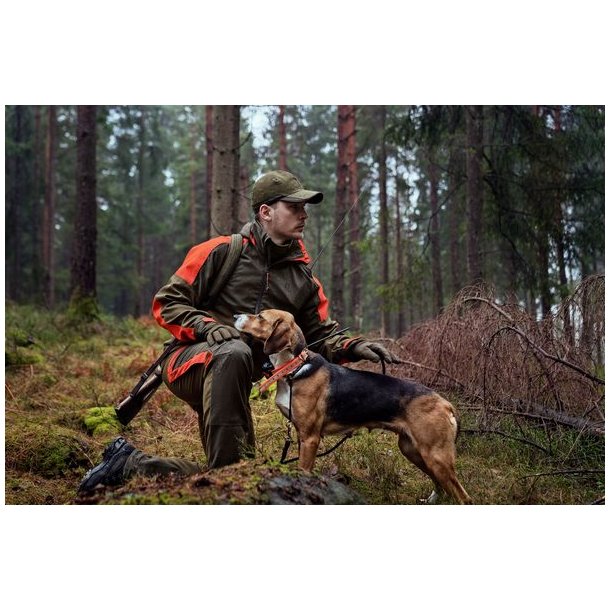 Hrkila Pro Hunter Dog Keeper GTX Jacket Willow Green/Orange