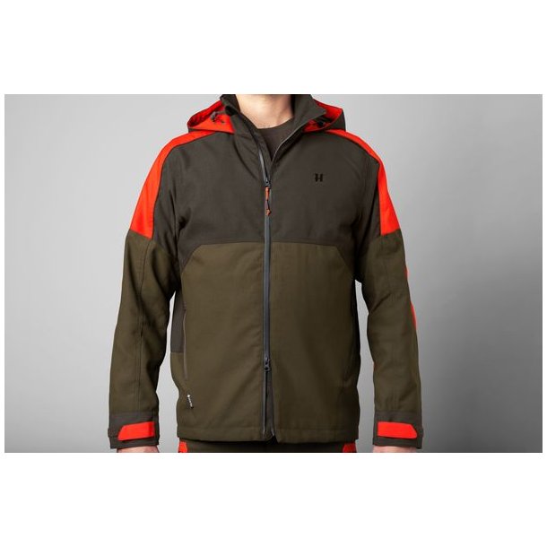 Hrkila Pro Hunter Dog Keeper GTX Jacket Willow Green/Orange