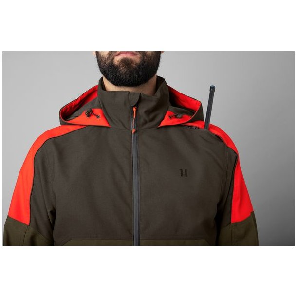 Hrkila Pro Hunter Dog Keeper GTX Jacket Willow Green/Orange