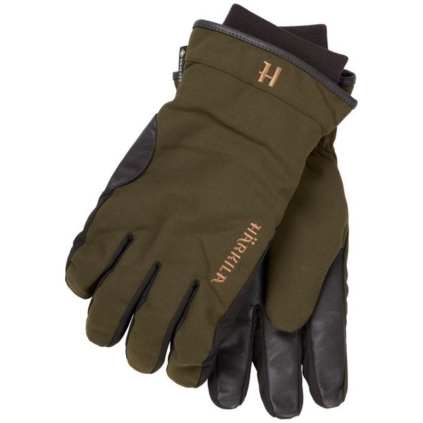 Hrkila Pro Hunter GTX Gloves Willow green/Shadow brown