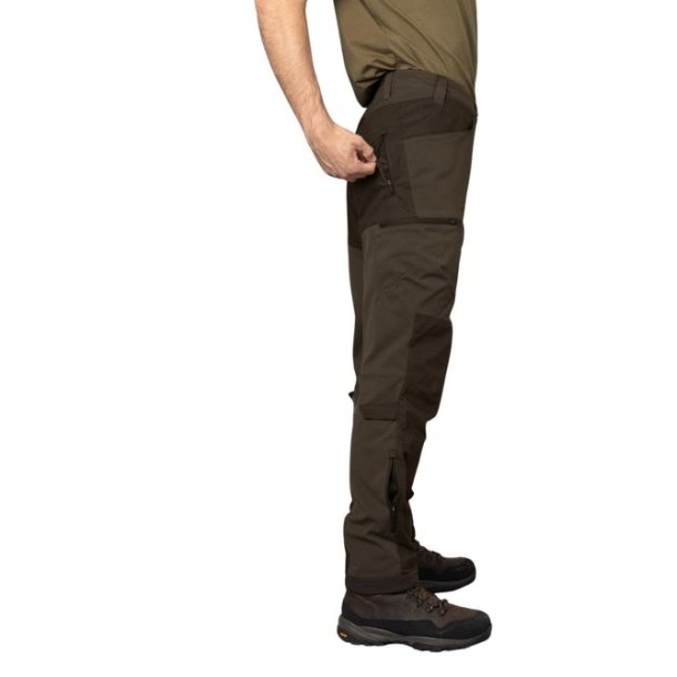 Hrkila Ragnar Bukser Slate Brown / Willow Green