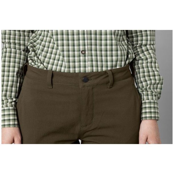 Hrkila Retrieve Light Bukser Women Dark Warm Olive