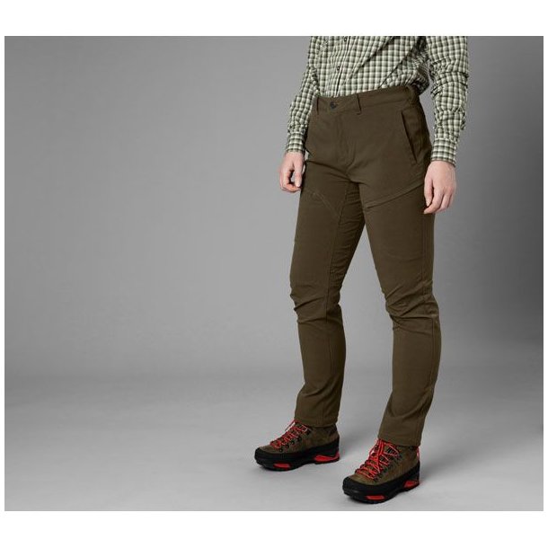 Hrkila Retrieve Light Bukser Women Dark Warm Olive
