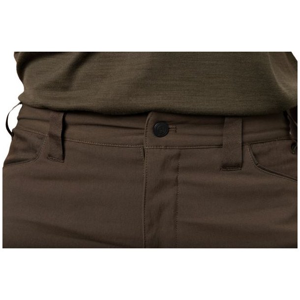 Hrkila Runa Bukser Women Slate Brown / Willow Green