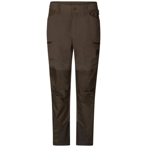 Hrkila Runa Bukser Women Slate Brown / Willow Green
