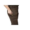Hrkila Runa Bukser Women Slate Brown / Willow Green