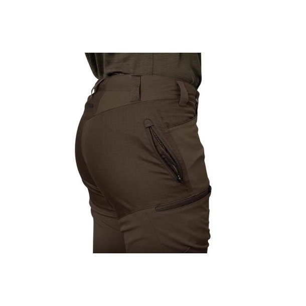 Hrkila Runa Bukser Women Slate Brown / Willow Green