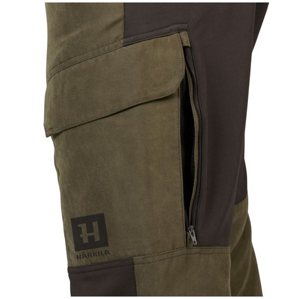 Hrkila Scandinavian Bukser Willow Green / Deep Brown