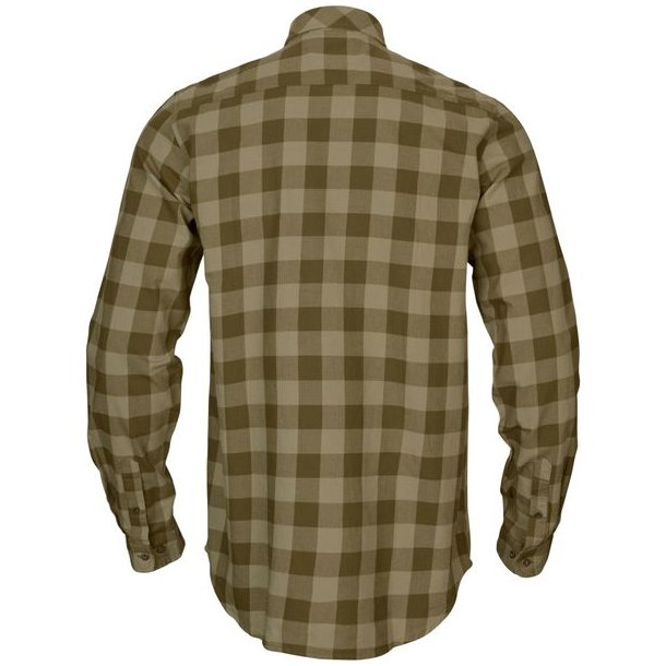 Hrkila Scandinavian Skjorte Dark Olive Check