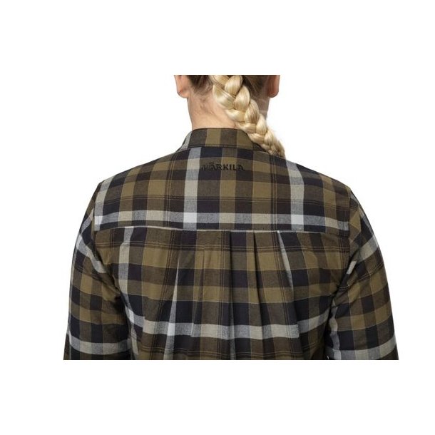 Hrkila Sigrid Skjorte Women Willow Green / Phantom