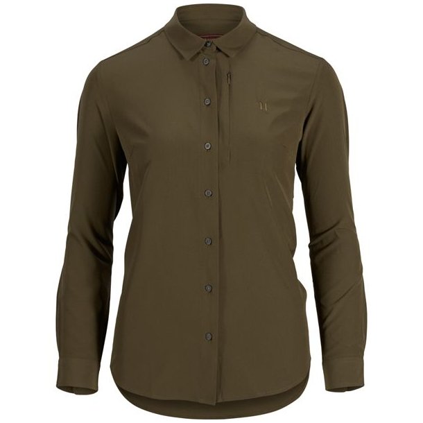 Hrkila Trail L/S Skjorte Women Willow green