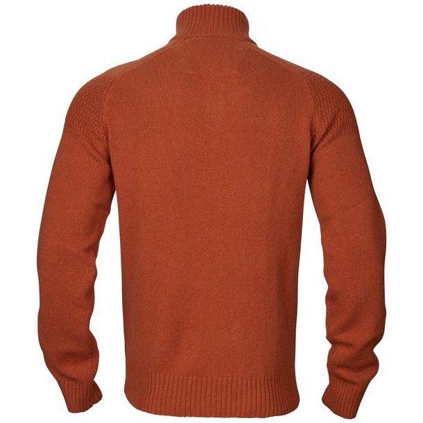 Hrkila Vincent Merino Half Zip Pullover Bombay Brown