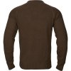 Hrkila Vincent Merino V-Neck Pullover Demitasse Brown
