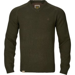 Hrkila Vincent Merino V-Neck Pullover Rosin