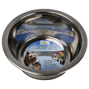 Hundeskl i Rustfri med AntiSlip 2600 ml - 23 cm