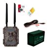 Huntcom 4G Vildtkamerast inkl Jger-SIM SD-Kort, 12V Batteri og Kabel