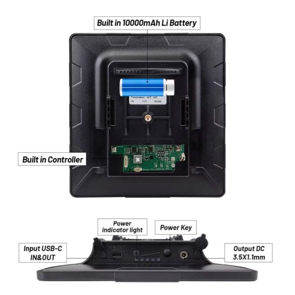 Huntcom Helios Pro Solcellepanel 5W 10.000 mAh