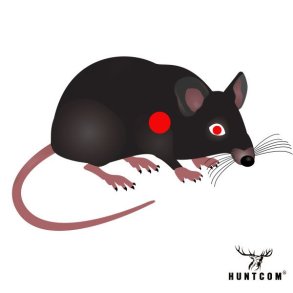 Huntcom Rotte Skydeskive 50stk