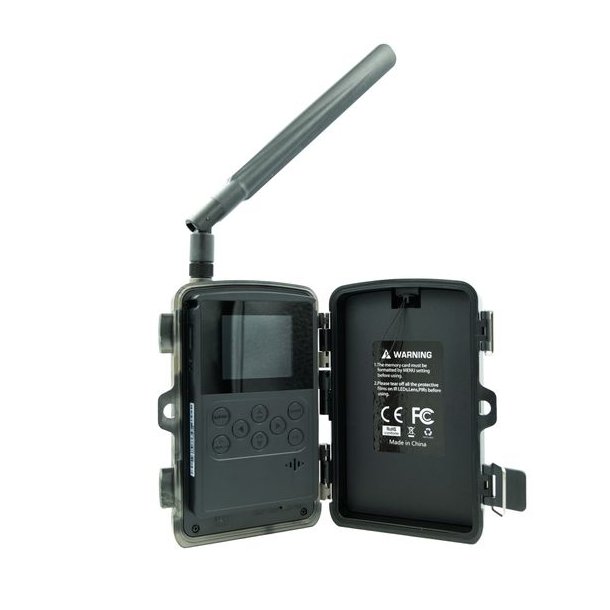 Huntcom Silva 4G Vildtkamerast med Jger SIM, SD Kort og 8 AA-batterier