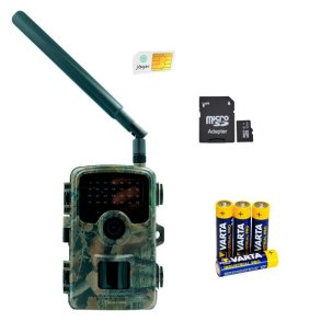 Huntcom Silva 4G Vildtkamerast med Jger SIM, SD Kort og 8 AA-batterier