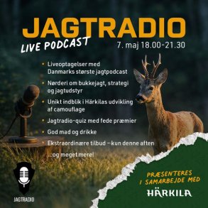 Jagtradio Live hos �stjysk Hunting & Outdoor 7. maj 2026 kl. 18.00-21.30