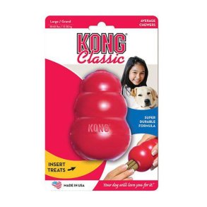 Kong Classic Snackbold Large 7x11cm Rd