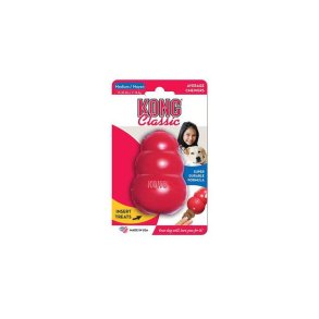Kong Classic Snackbold Medium 9x6cm Rd