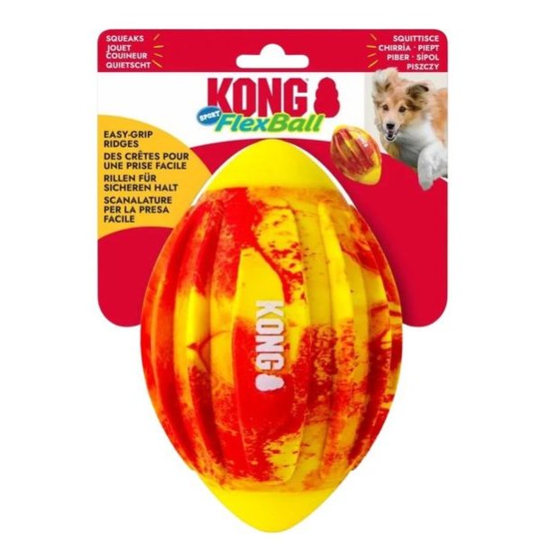 Kong Flexball Sportfootball M 18x14x14,5 cm