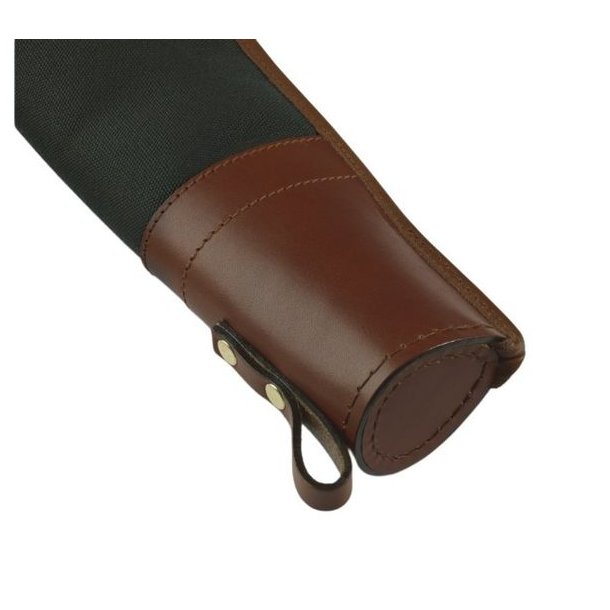 Krieghoff Gev�rfoderal Loden Green/Leather Brown 133cm