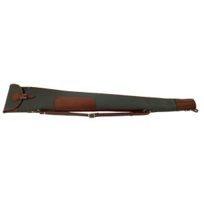 Krieghoff Gev�rfoderal Loden Green/Leather Brown 133cm