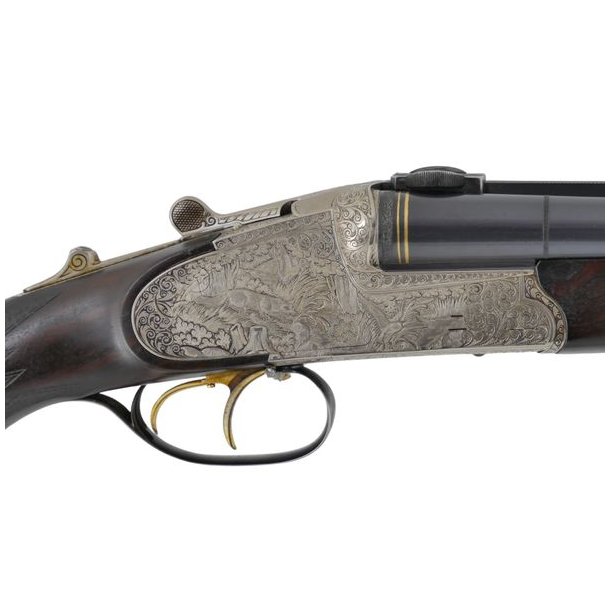 Krieghoff Neptun Drliling Med 2 lb & 2 indstikspiber Samt Zeiss Kikkert