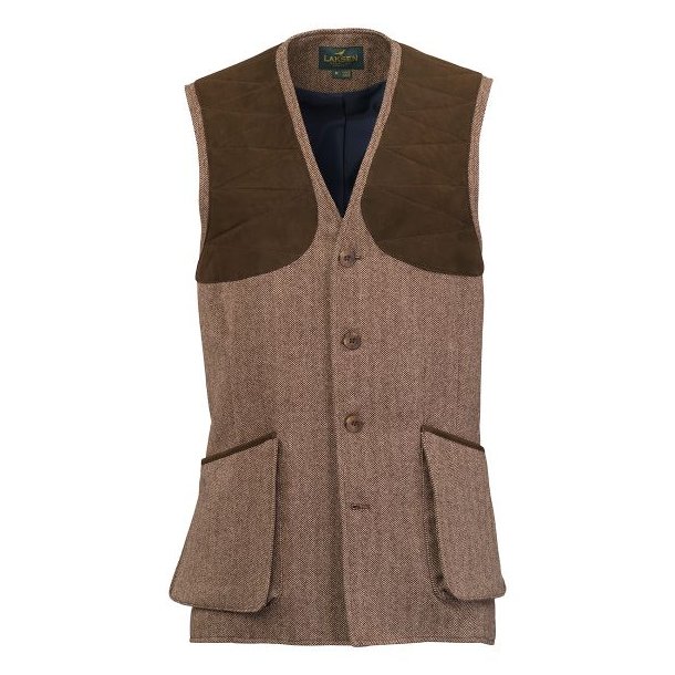 Laksen Astor Leith Shooting Vest Brown