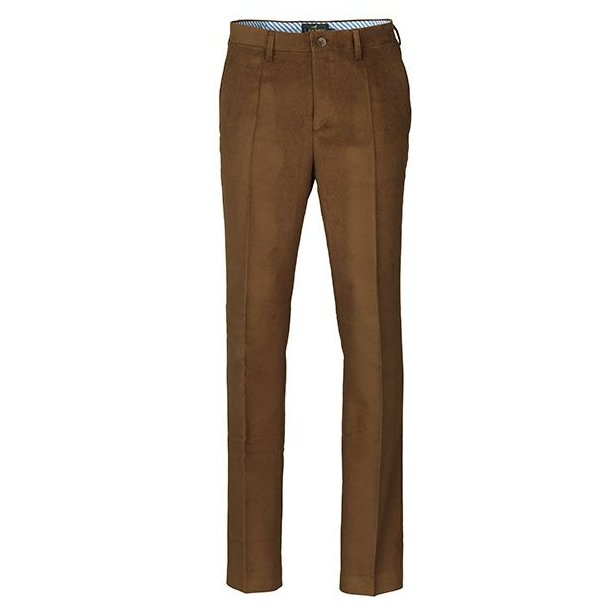 Laksen Belgravia Moleskin Trousers Bronze