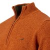 Laksen Brompton Lambswool Zip-Neck Knit Terra