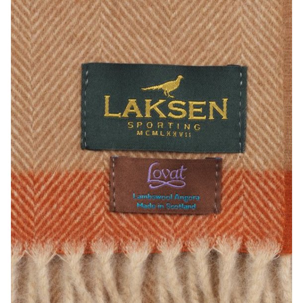 Laksen Cavendish Scarf Checks Beige