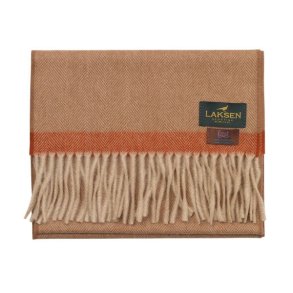 Laksen Cavendish Scarf Checks Beige