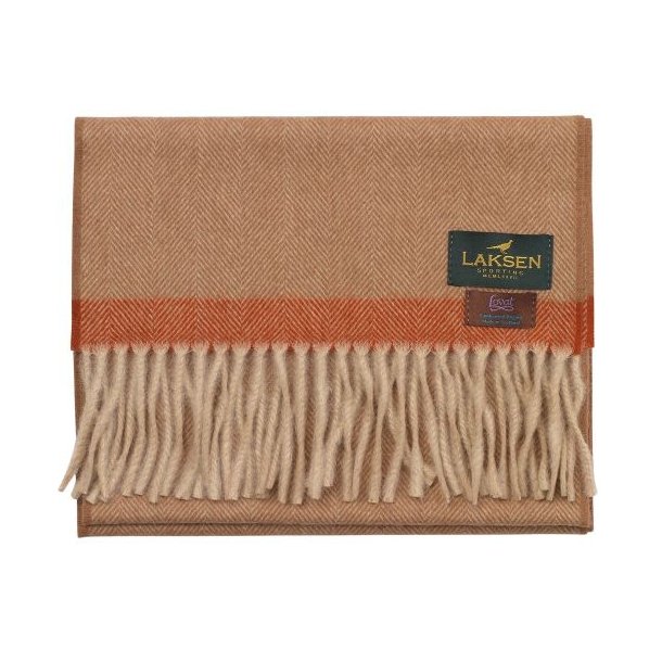 Laksen Cavendish Scarf Checks Beige