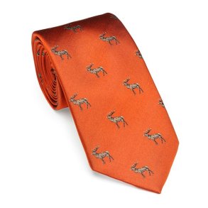 Laksen Deer Motif Slips Blood Orange