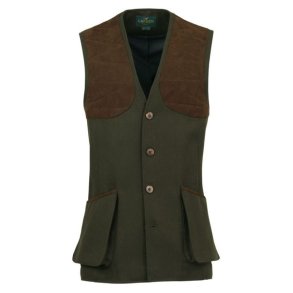 Laksen Dunmhor Leith Shooting Vest Green