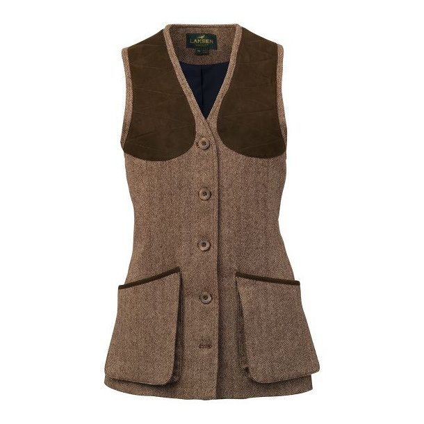 Laksen Glyn Beauly Shooting Vest Lady Brown