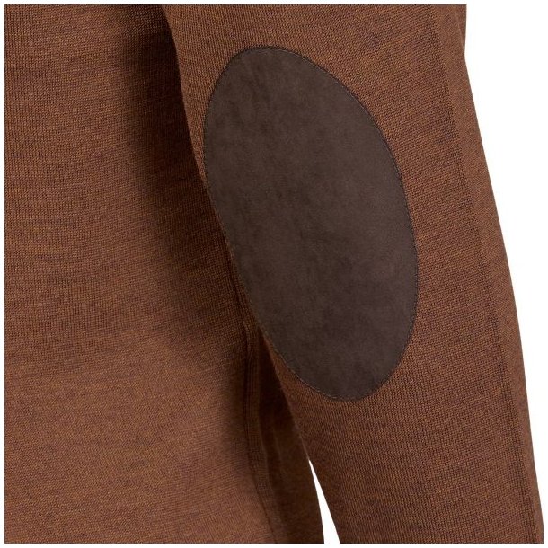 Laksen Sussex Merino V-Neck Knit Rum