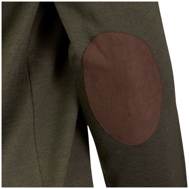 Laksen Sussex Merino V-Neck Knit Olive