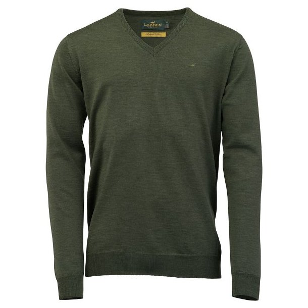 Laksen Sussex V-Neck Sweater Woody
