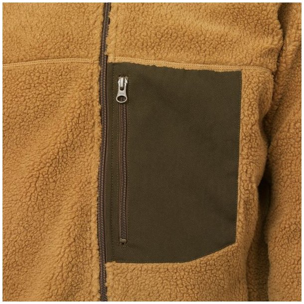Laksen Teddy Fleece Jakke Camel