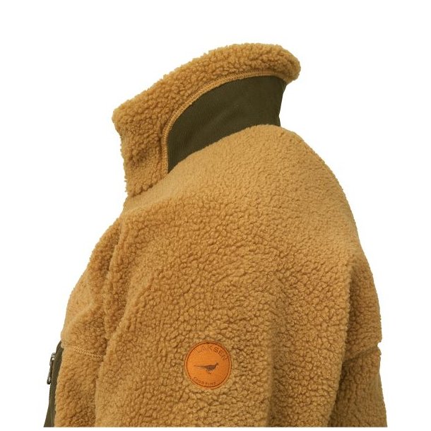 Laksen Teddy Fleece Jakke Camel